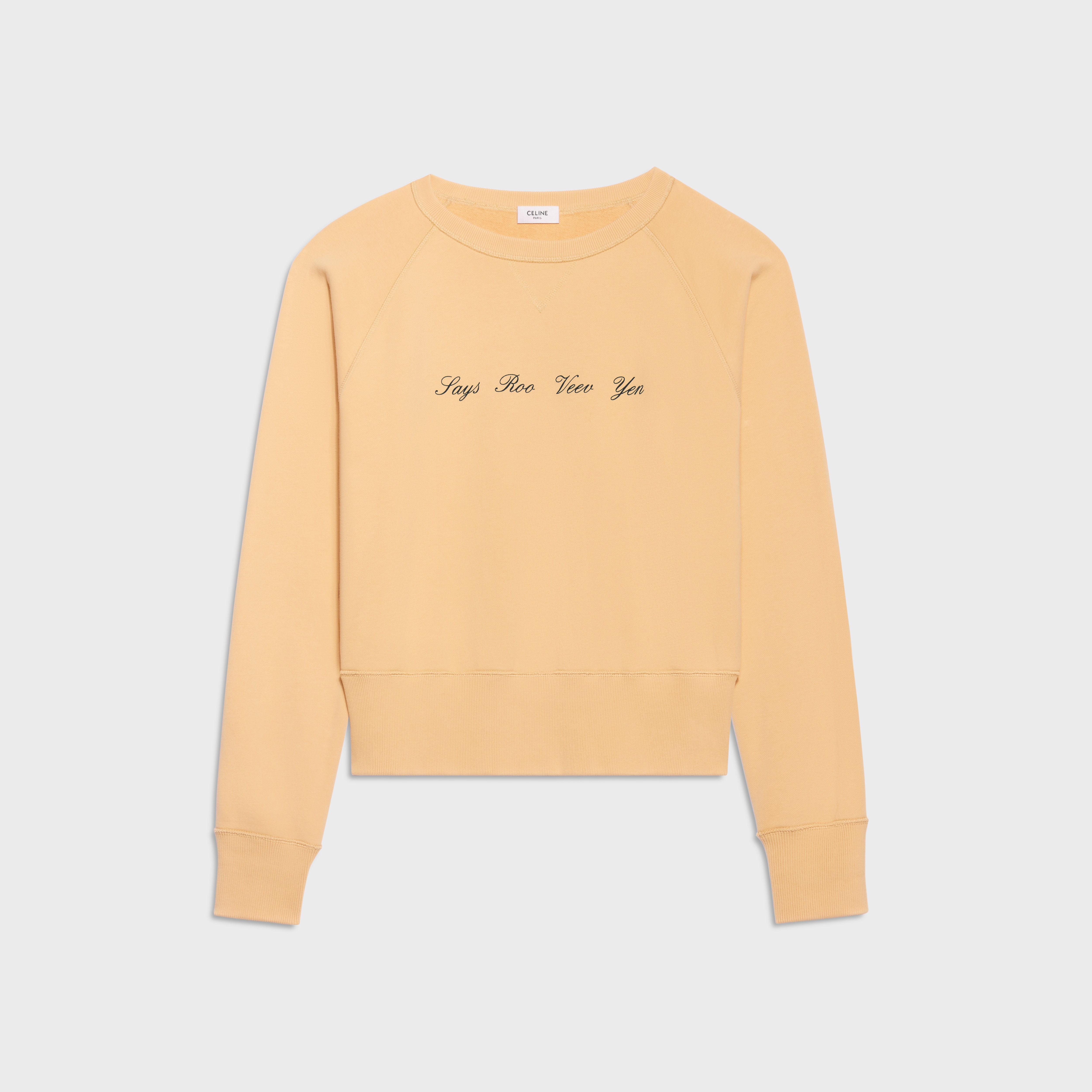 HARRY'S BAR PARIS SWEATSHIRT IN COTTON FLEECE - PAILLE / SAPIN